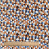 Printed Cotton TRIMIX50 White / Vintage Multicolored